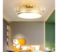 ksxnkhk Plafonnier LED Moderne, Compatible avec Une pièce, Lustre Couronne coloré, créatif, Chambre à Coucher, garçon, Fille, Lampe Suspendue Intelligente, lustres