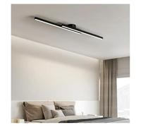 ksxnkhk Plafonnier LED pour entrée, Couloir, Salon, Restaurant, Lustre créatif, vestiaire, Balcon, éclairage décoratif (intensité Variable, Noir, 75 cm)