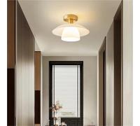 ksxnkhk Plafonnier postmoderne en cuivre, Petit Lustre de Chevet, Style Nordique, luminaire à Trois têtes pour Chambre à Coucher