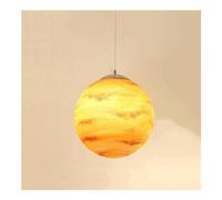 ksxnkhk Plafonnier Suspendu en résine créative Nordique Lustre Univers Terre Soleil Lune Vénus Jupiter Uranus Mars Saturne E27 Abat-Jour Suspension Fil Lumières pour Ambiance Cosmique (Tai