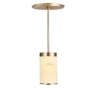 ksxnkhk Plafonniers Semi-encastrés, Suspension linéaire Classique en Laiton Antique 36 Pouces Lustre à Tube Long doré à 2 lumières avec Lampe Suspendue de Plafond Industrielle Minimaliste