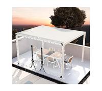 ksxnkhk Rideaux de bâche imperméables Transparents et Robustes pour extérieur avec Porte à Fermeture éclair, Pluie résistants aux intempéries Panneaux latéraux d'auvent, Taille H2 x