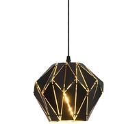 ksxnkhk Suspension de Ferme E27 en Fer, luminaire décoratif Vintage nostalgique, luminaire Suspendu Creux de 19,8 cm pour îlot de Cuisine, Hauteur réglable