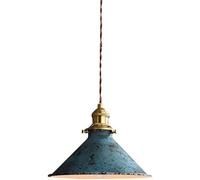 ksxnkhk Suspension en Fer forgé texturé coloré, luminaire Suspendu en Bronze, Lampe Suspendue Ronde Style Ferme, Style Vintage, Style Cache-Pot, lustres