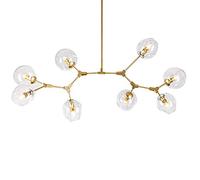 ksxnkhk Suspension réglable, Lustre Moderne Spoutnik 6 lumières E27, Plafond Milieu du siècle pour Couloir, Bar, Cuisine, Salle à Manger - galvanoplastie Gris fumé 5 C'est si Gentil