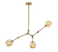 ksxnkhk Suspension réglable, Lustre Moderne Spoutnik 6 lumières E27, Plafond Milieu du siècle pour Couloir, Bar, Cuisine, Salle à Manger - galvanoplastie Gris fumé 5 C'est si Gentil