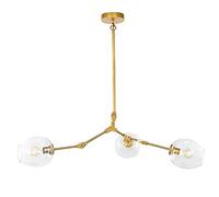 ksxnkhk Suspension réglable, Lustre Moderne Spoutnik 6 lumières E27, Plafond Milieu du siècle pour Couloir, Bar, Cuisine, Salle à Manger - galvanoplastie Gris fumé 5 C'est si Gentil