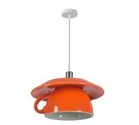 ksxnkhk Suspensions en céramique en Forme de Tasse à café, luminaires Suspendus pour îlot de Cuisine, plafonniers Modernes de 14,5 cm, luminaires Nordiques pour comptoir, Bar et Couloir.