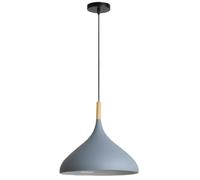 ksxnkhk Suspensions Uniques en Forme de Macaron, Hauteur réglable, luminaires élégants pour Restaurant, Bar, café, Salle à Manger, 41,6 cm de Largeur, Gris, 32 cm