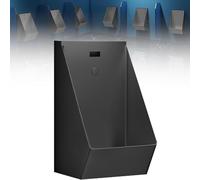 ksxnkhk Urinoir à Induction, urinoir Mural en Acier Inoxydable, Toilettes familiales, urinoirs pour Hommes, Toilettes à capteur Automatique, Noir