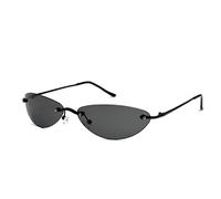 KSXYH The Matrix Neo Costume Lunettes de Soleil polarisées pour Hommes et Femmes Monture sans Monture Lunettes de Soleil de Conduite 100% Anti-UV