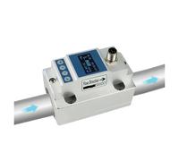 KSZHZYMGX Compteur d'eau Portable, débitmètre à Pince, 4-20 mA, RS485, DN10, DN50, DN200(DN25)