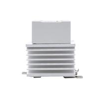 KSZHZYMGX Relais Statique avec dissipateur Thermique 60 A 80 A CC-CA CC-CC CA-CA VA, Interrupteur monophasé Marche/arrêt et régulateur de Tension(80A,VA Manual Type)