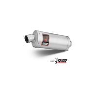 MIVV Pot d'échappement Dakar Slip-On – Homologué EG-BE – Acier inoxydable / Noir – Pour KTM 790/890 ADVENTURE R