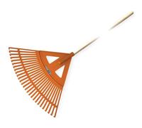 [KT-CX27W] Bradas Balai à feuilles Quick Fit, manche en bois, 27 dents