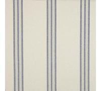 Kt KILOtela - Tissu Toile Fil Teint, Décoration Intérieure, Assises de Fauteuils, Rideaux, Coussins, Galettes de Chaises, 100 cm Longueur x 280 cm Largeur, Rayures de 5 cm, Bleu - 1 Mètre