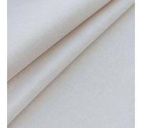 Kt KILOtela - Tissu toile lin recyclé décoration maison, teintures naturelles, 86 % coton, 14 % lin, recyclé 52 % grs, 100 cm de long x 280 cm de large, écru, 1 mètre