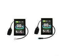 KT-LCD8SU Affichage électrique pour vélo 24 V-48 V pour Quantum, écran couleur avec interface USB SM/connecteur étanche (ordinaire)
