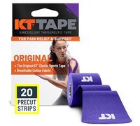 KT Tape Original 20 Bandes Ruban de kinésiologie prédécoupé en Coton Unisexe, Violet, Taille Unique