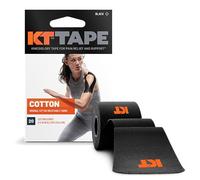 KT TAPE Orignal, Pre-couper, 20 Bandes, Cotton, Noir
