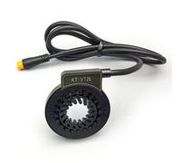 KT V12L PAS Capteur d'assistance à la pédale 12 aimants Double Hall Assistant de vélo électrique Capteur de vitesse Système PAS Accessoires de vélo pour pièces de vélo de route et VTT (prise étanche)