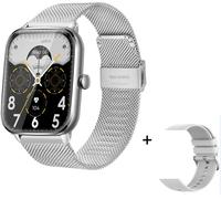 KT65 Smartwatch, 1.9" HD Touchscreen, Smartwatch Femme Homme, Montre de sport, Appel Bluetooth, Bluetooth 5.0, IP67 résistant à l'eau, Avec tension artérielle, Sueurs de sang