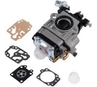 KT97569 Carburateur pour Moteur de Débroussailleuse 52cc 49cc 43cc 40cc Kit Carbu à Deux Temps avec Joint Membrane Kit de réparat