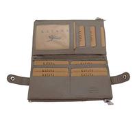 KTANA Compagnon de Voyage en Cuir grainé réf 953118 (11 Couleurs Disponible) (Taupe)
