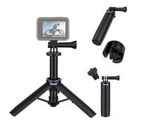 Ktankros Mini Trépied pour Perche à Selfie 31 cm, Trépied GoPro, Perche à Selfie Portable, Compatible avec DJI Osmo Pocket 3, GoPro Hero 13/12/11, DJI Osmo Action, Insta360