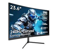 KTC Écran Gaming Incurvé 24 Pouces, Full HD 240Hz, Écran VA Courbé R1500, Contraste 3000:1, FreeSync, Faible Lumière Bleue, VESA 100x100, Moniteur PC 1080p
