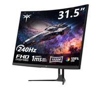 KTC Écran PC Gamer 32 Pouces Incurvé 240Hz | FHD | 1ms MPRT | Dalle VA 1500R | HDR10 | Contraste 5000:1 | AMD FreeSync, Flicker-Free | sRGB 128% Large Gamme de Couleurs | HDMI/DP | VESA | H32C5