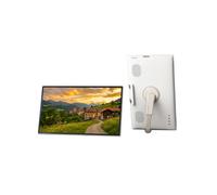 KTC MegPad 25" Moniteur Portable 1080p à Écran Tactile, Android 14, Batterie Intégrée, Haut-parleurs & Caméra 8MP, Entrée Vidéo USB-C, Télécommande, Écran IPS, Idéal pour Extérieur, Camping, Voyage