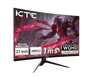 KTC Moniteur Courbe Incurve 180Hz 2K