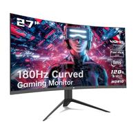 KTC Moniteur de Jeu 27 Pouces, Moniteur incurvé 1440P, 165Hz, 144Hz, 2K, 1500R, 1ms, FreeSync Premium/G-Sync, DisplayPort/HDMI/USB, Vesa/Montage Mural Moniteur d'ordinateur