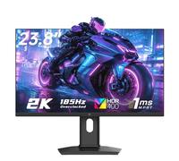 KTC H24T7 Moniteur de Jeu 23 8 Pouces 2560×1440 QHD - 180 Hz (Overclockable à 185 Hz) - Temps de Réponse MPRT de 1 ms - HDR400