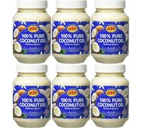 KTC Pure Coconutoil Huile de noix de coco pure qualité premium 500ml 6er Pack
