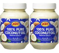 KTC Pure Coconutoil Huile de noix de coco pure qualité supérieure 500ml pack de 2