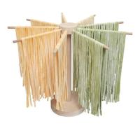 KTCINA Séchoir à Pates Fraiches en Bois Séchoir à Spaghetti avec Support Nouilles 9 Bras Séchoir à Nouilles Porte-séchage pour Cuisine Pâtes Faits Maison (A)