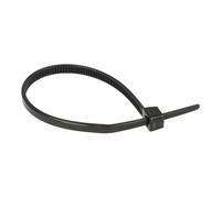 KTEC100X2.5B | KTEC CABLE TIES 100MM X 2.5MM BLACK, NYLON 66, UL94V-2, TENSILE STRENGTH 8.1KGS MIN. (PACK OF 100)