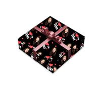 Ktfhvgy Papier cadeau personnalisé pour la Saint-Valentin, papier cadeau de mariage pour couple avec photos, papier d'emballage cadeau exclusif pour petit ami et petite amie (style 21)
