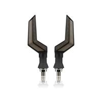 KTGVTPBHBW indicateur direction Universel 12V LED Pour Moto Feu Arrière Clignotant Dynamique(2 Pcs-Amber Red)