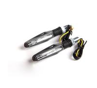 KTGVTPBHBW indicateur direction Universel 4 Pièces Moto Clignotants Séquentiels LED Clignotant Eau Qui Coule Lumières Clignotantes Indicateurs D'arrêt Arrière Signal Étanche(2PCS)