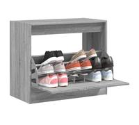 KTHLBRH Armoire à Chaussures Compacte avec Tiroir Rabattable 3 Niveaux - Rangement Organisé pour Espaces Étroits - Meuble en Bois d'Ingénierie Résistant à l'Humidité - Plateau