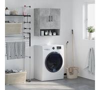 KTHLBRH Armoire flottante murale avec étagère, meuble de rangement et présentoir pour décoration de la maison en bois d'ingénierie résistante