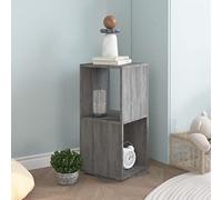 KTHLBRH Armoire rotative en bois à 360 degrés, étagère de rangement multifonction pour décoration, plantes et jouets, meuble fonctionnel et compact pour intérieur