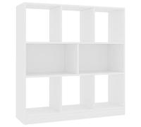 KTHLBRH Bibliothèque blanche - 97,5 x 29,5 x 100 cm - En bois - Étagères décoratives pour bureau, salon, chambre à coucher
