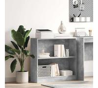 KTHLBRH Bibliothèque compacte en bois avec 2 compartiments et plateau supérieur stable pour livres, DVD, CD, jeux, fichiers et décoration - Étagère de rangement polyvalente