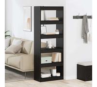 KTHLBRH Bibliothèque Moderne en Bois d'Ingénierie avec Étagères Pratiques - Meuble de Rangement Multifonction pour Salon et Intérieur, Design Rectangulaire Texturé et Durable