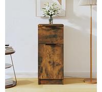 KTHLBRH Buffet en chêne fumé 30 x 30 x 70 cm - Buffet pour chambre à coucher, buffet de chambre à coucher, dressing, convient pour cuisine, chambre à coucher, salle à manger, salon ou couloir