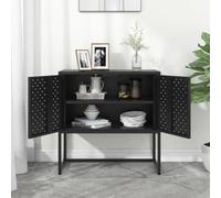 KTHLBRH Buffet noir 75 x 35 x 75 cm acier